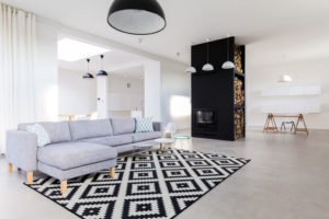 51171940 - spacious and tasteful living room in the house